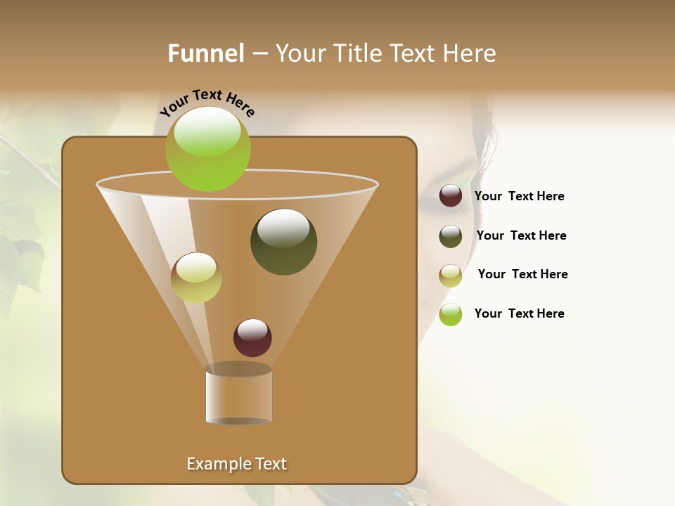 Make Up Perfect Eye PowerPoint Template