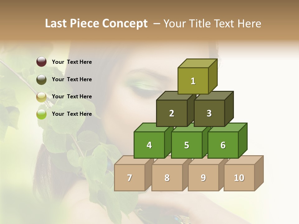 Make Up Perfect Eye PowerPoint Template