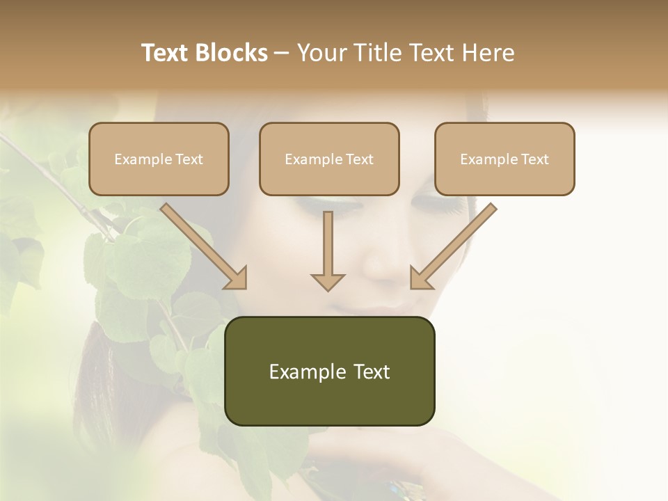 Make Up Perfect Eye PowerPoint Template