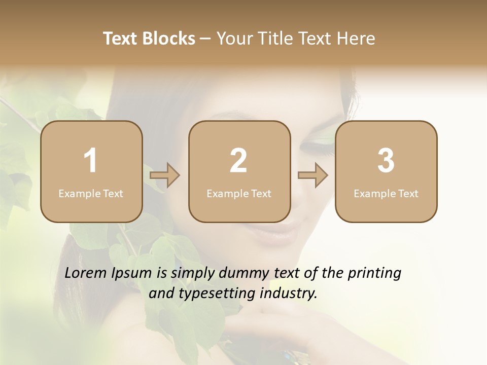 Make Up Perfect Eye PowerPoint Template