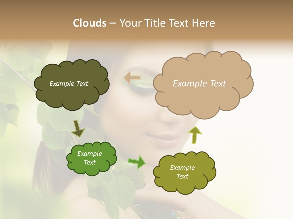 Make Up Perfect Eye PowerPoint Template