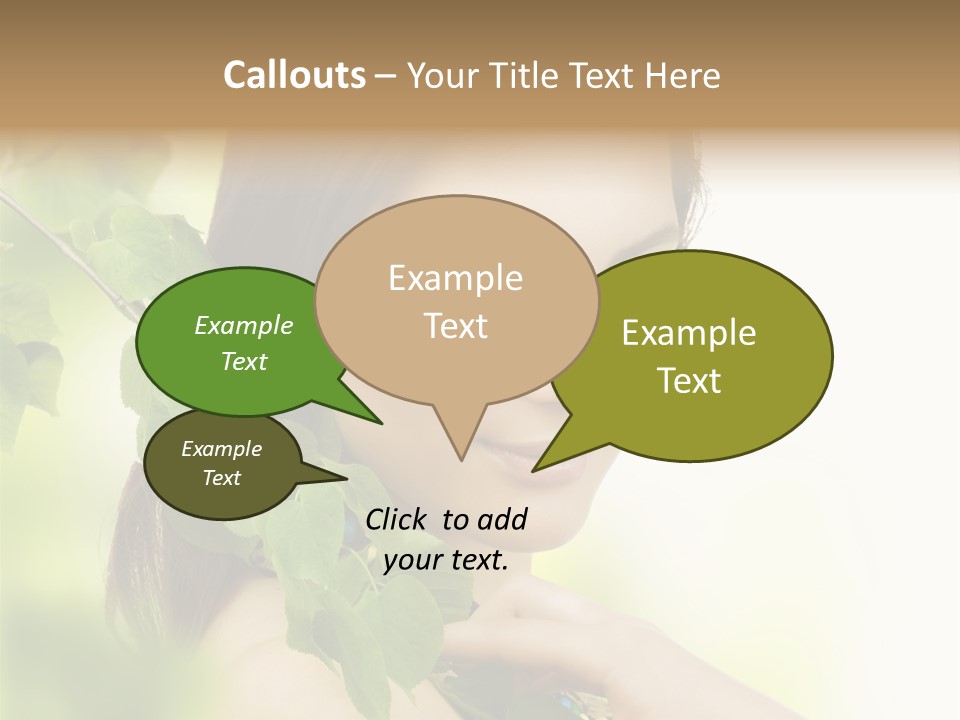 Make Up Perfect Eye PowerPoint Template