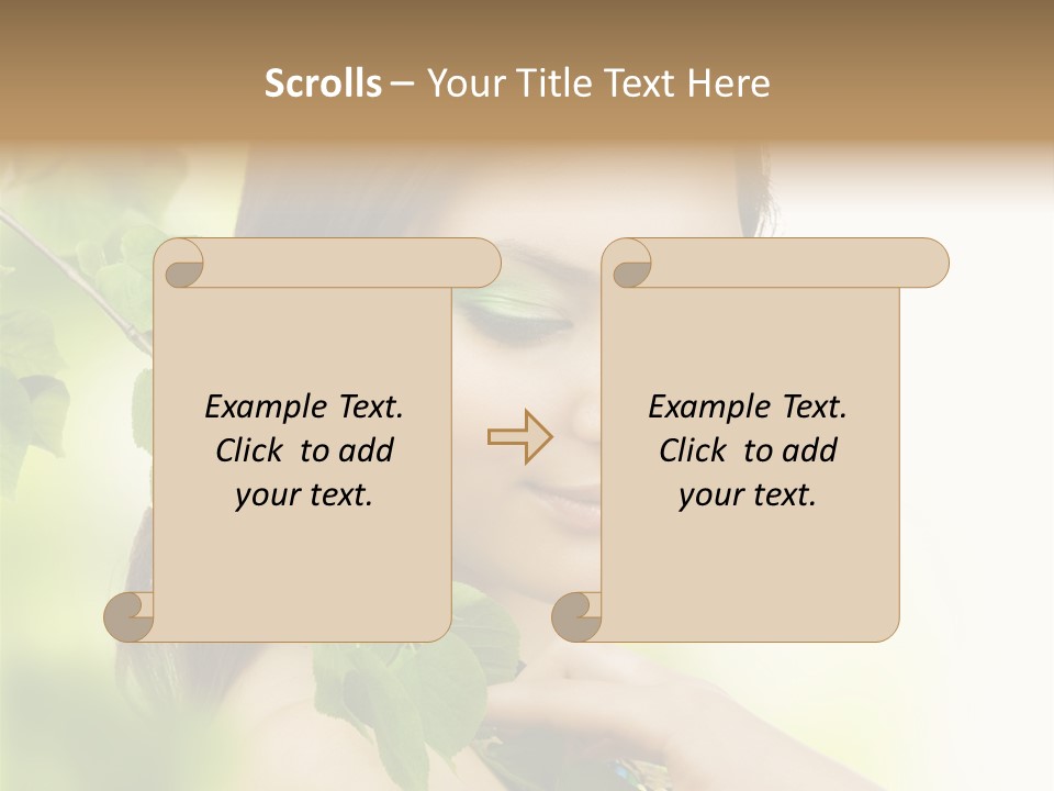 Make Up Perfect Eye PowerPoint Template