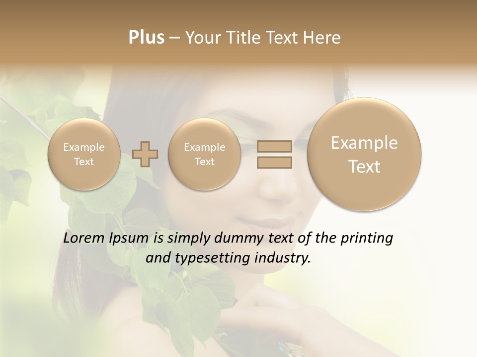 Make Up Perfect Eye PowerPoint Template