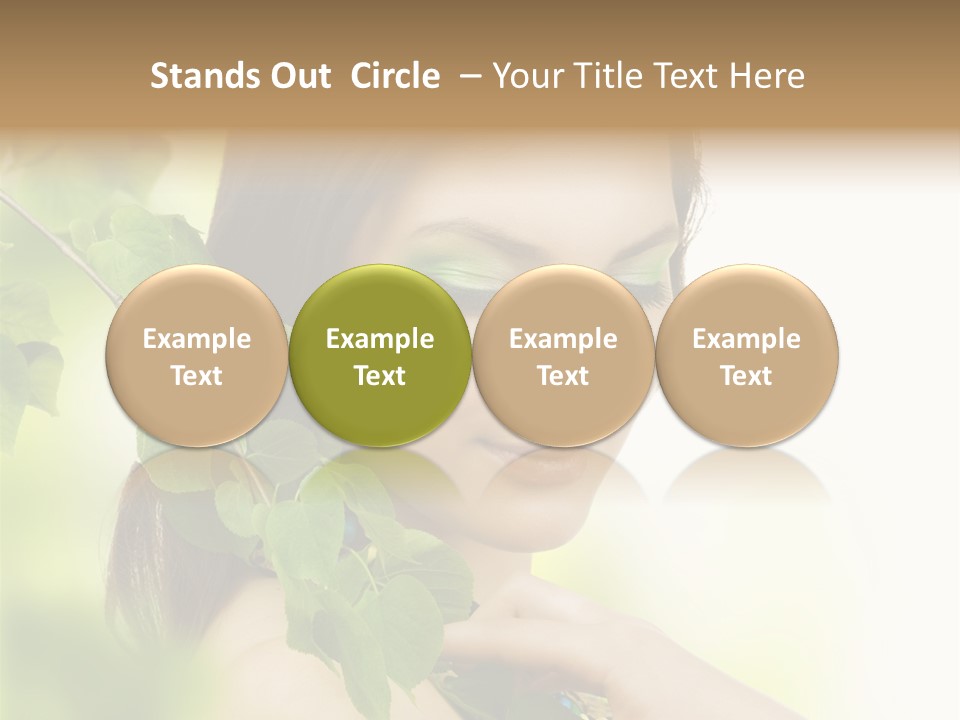 Make Up Perfect Eye PowerPoint Template