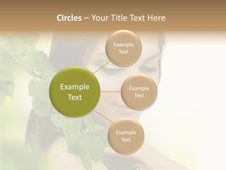 Make Up Perfect Eye PowerPoint Template