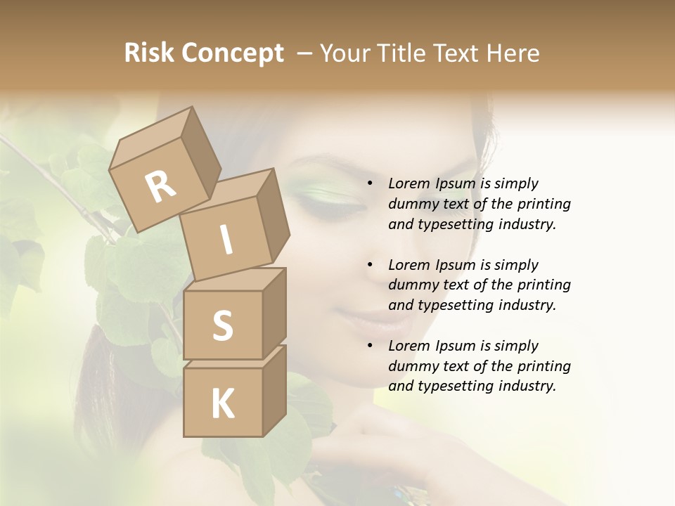 Make Up Perfect Eye PowerPoint Template