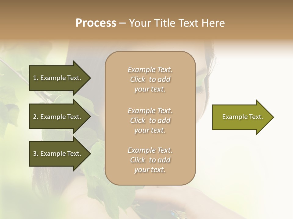 Make Up Perfect Eye PowerPoint Template