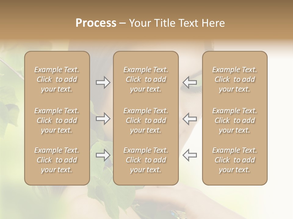 Make Up Perfect Eye PowerPoint Template