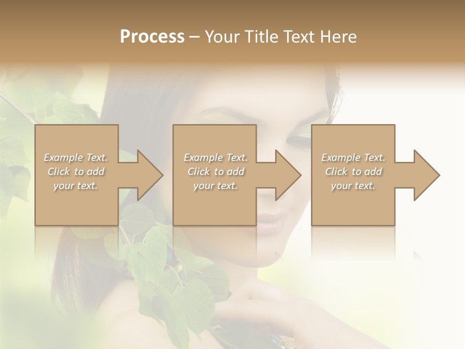 Make Up Perfect Eye PowerPoint Template