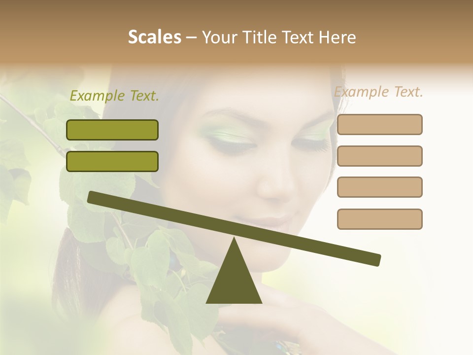 Make Up Perfect Eye PowerPoint Template