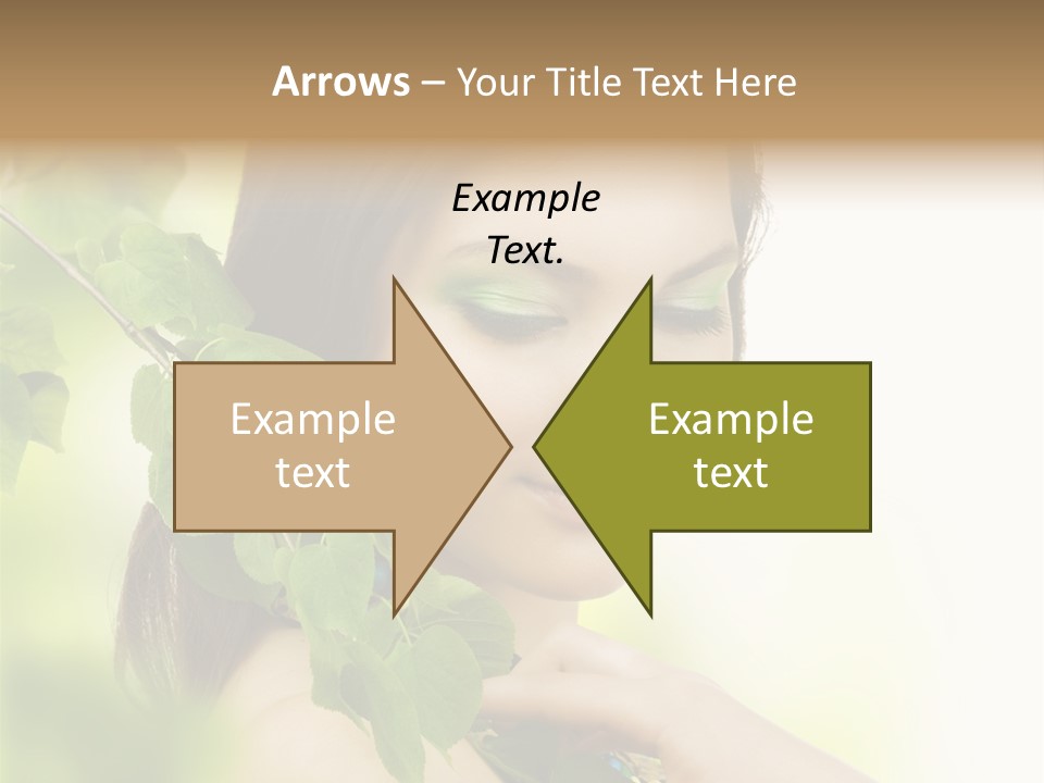 Make Up Perfect Eye PowerPoint Template