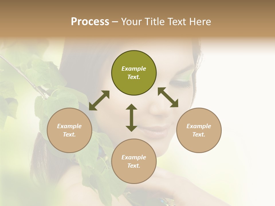 Make Up Perfect Eye PowerPoint Template