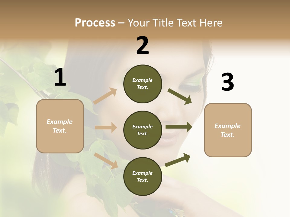 Make Up Perfect Eye PowerPoint Template