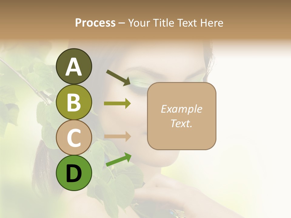 Make Up Perfect Eye PowerPoint Template