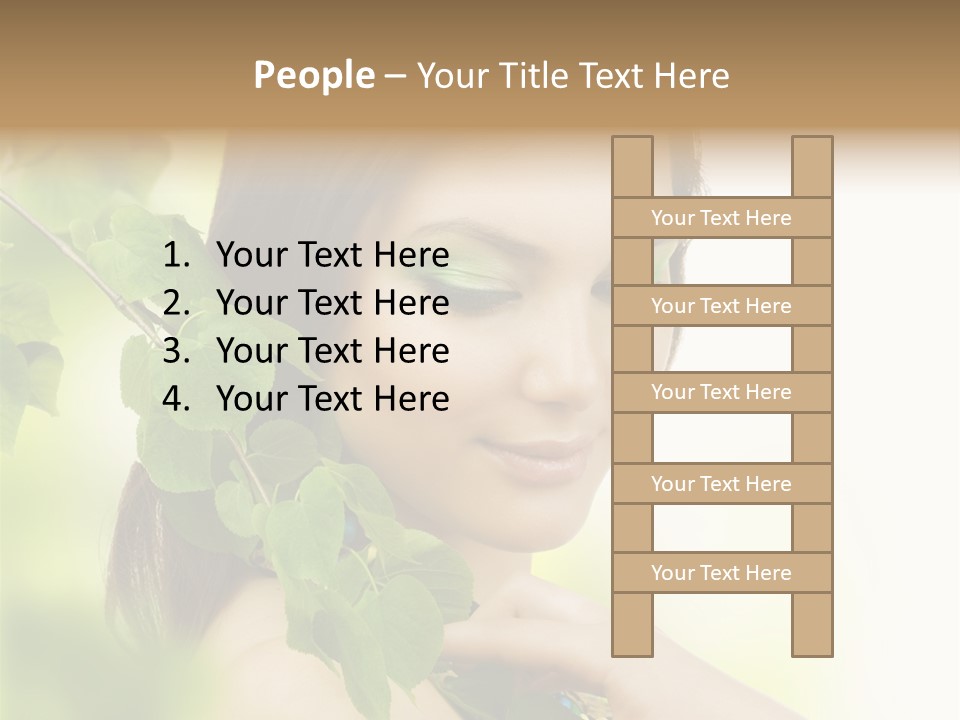 Make Up Perfect Eye PowerPoint Template