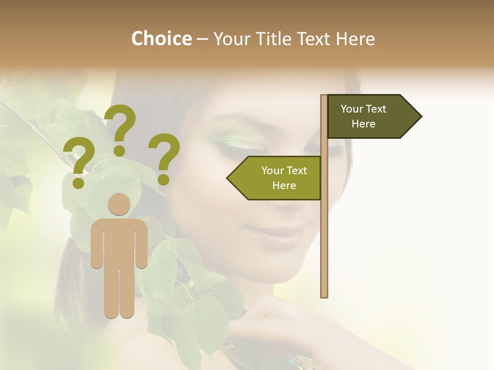 Make Up Perfect Eye PowerPoint Template