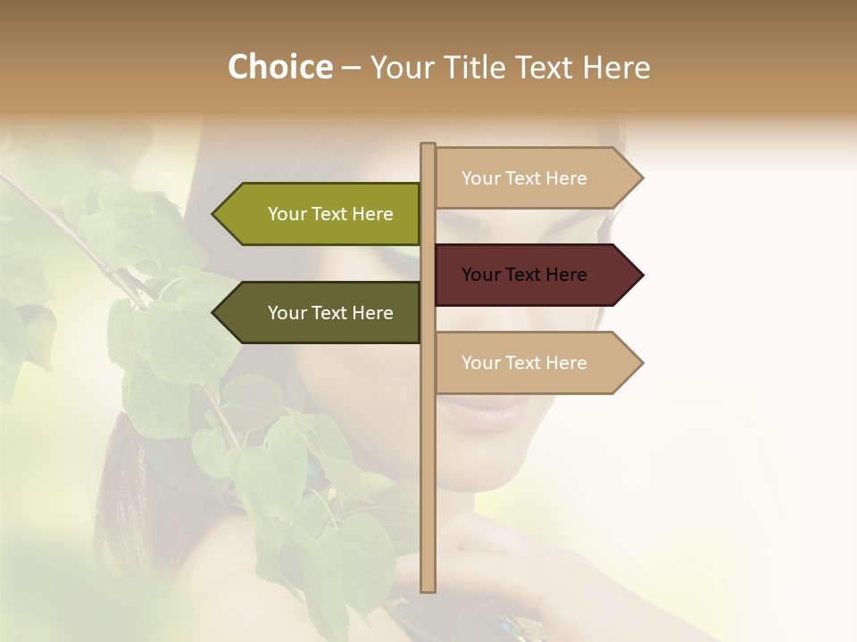 Make Up Perfect Eye PowerPoint Template