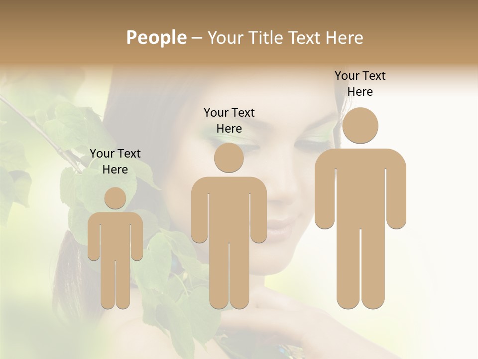 Make Up Perfect Eye PowerPoint Template