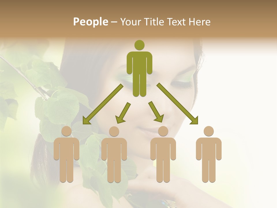 Make Up Perfect Eye PowerPoint Template