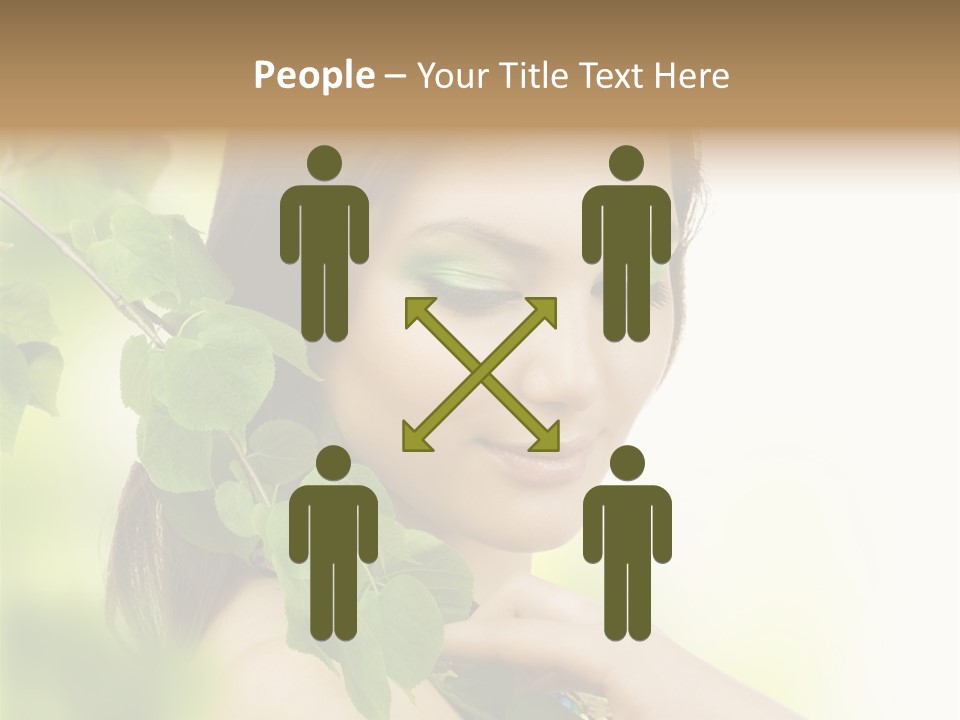 Make Up Perfect Eye PowerPoint Template