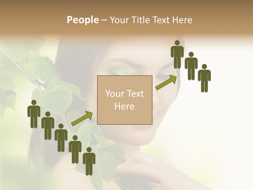 Make Up Perfect Eye PowerPoint Template