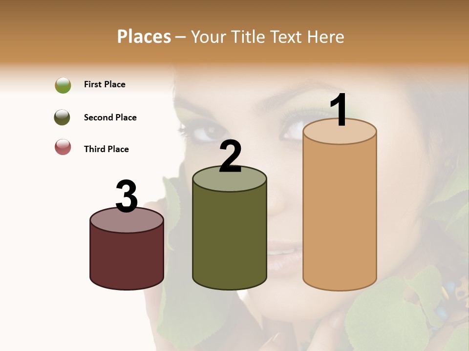 Beauty Leaf Look PowerPoint Template