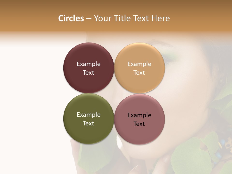 Beauty Leaf Look PowerPoint Template