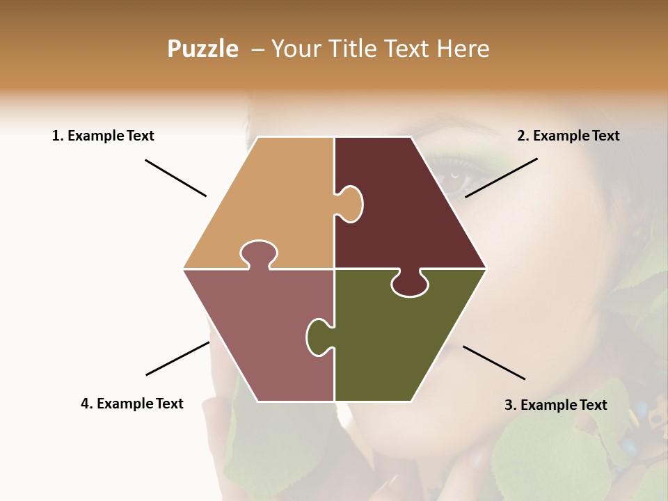 Beauty Leaf Look PowerPoint Template