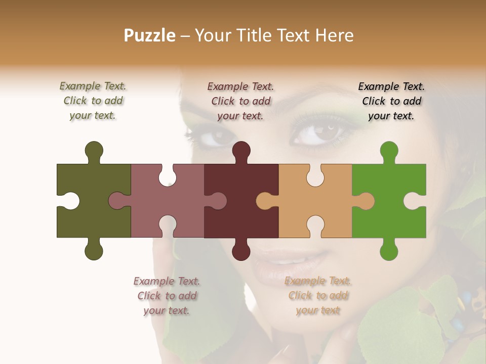 Beauty Leaf Look PowerPoint Template