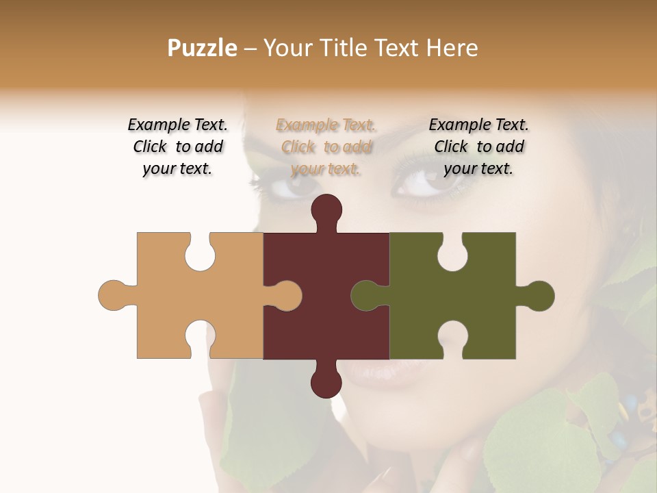 Beauty Leaf Look PowerPoint Template