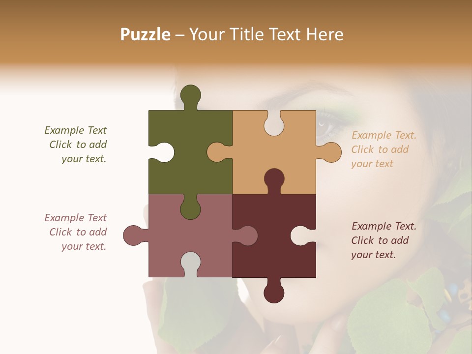 Beauty Leaf Look PowerPoint Template