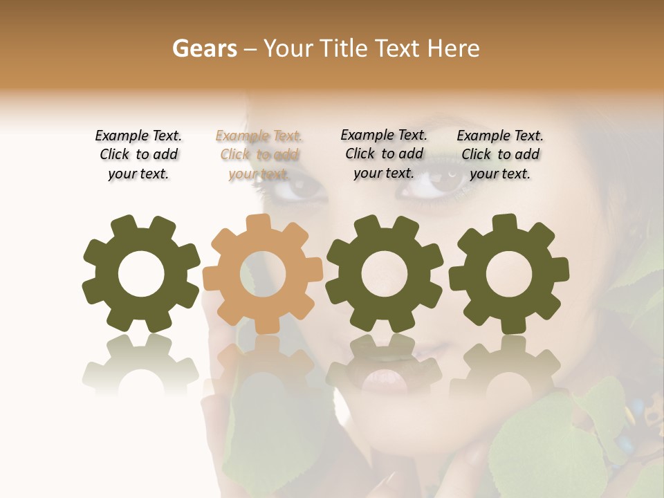 Beauty Leaf Look PowerPoint Template