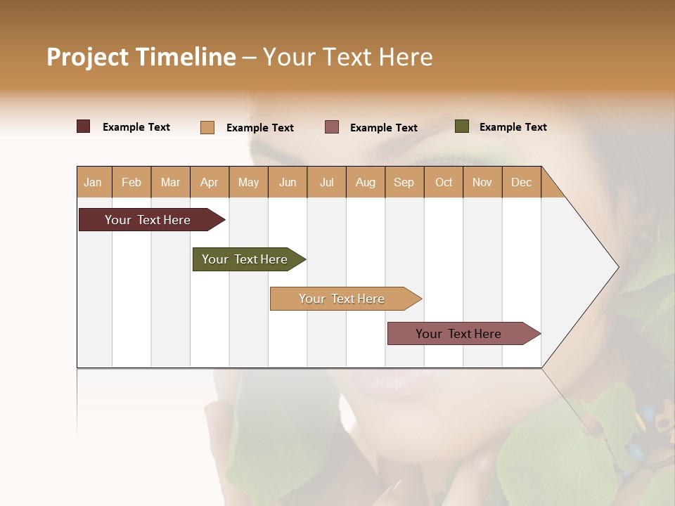 Beauty Leaf Look PowerPoint Template