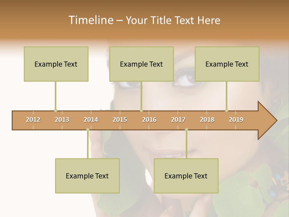 Beauty Leaf Look PowerPoint Template