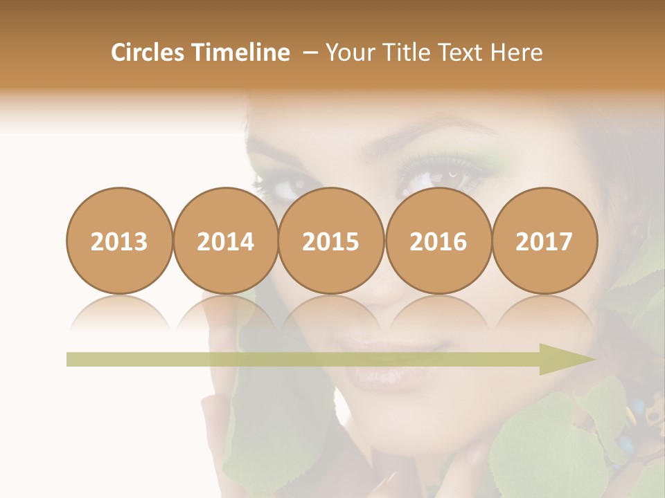 Beauty Leaf Look PowerPoint Template