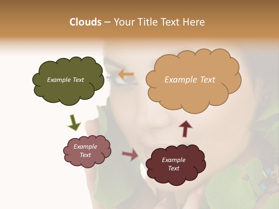 Beauty Leaf Look PowerPoint Template