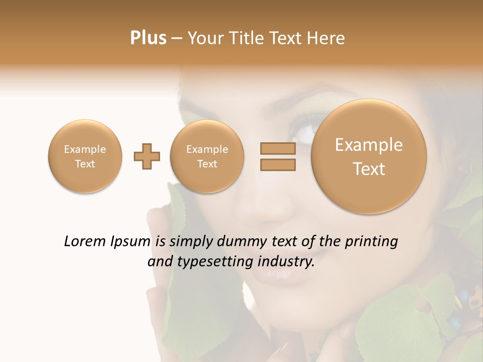 Beauty Leaf Look PowerPoint Template