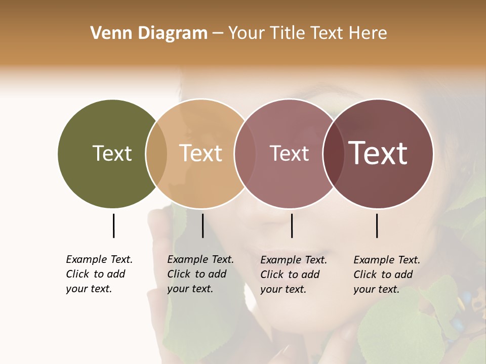 Beauty Leaf Look PowerPoint Template