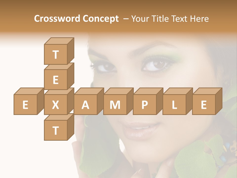 Beauty Leaf Look PowerPoint Template