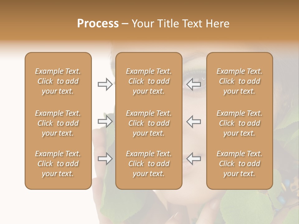 Beauty Leaf Look PowerPoint Template