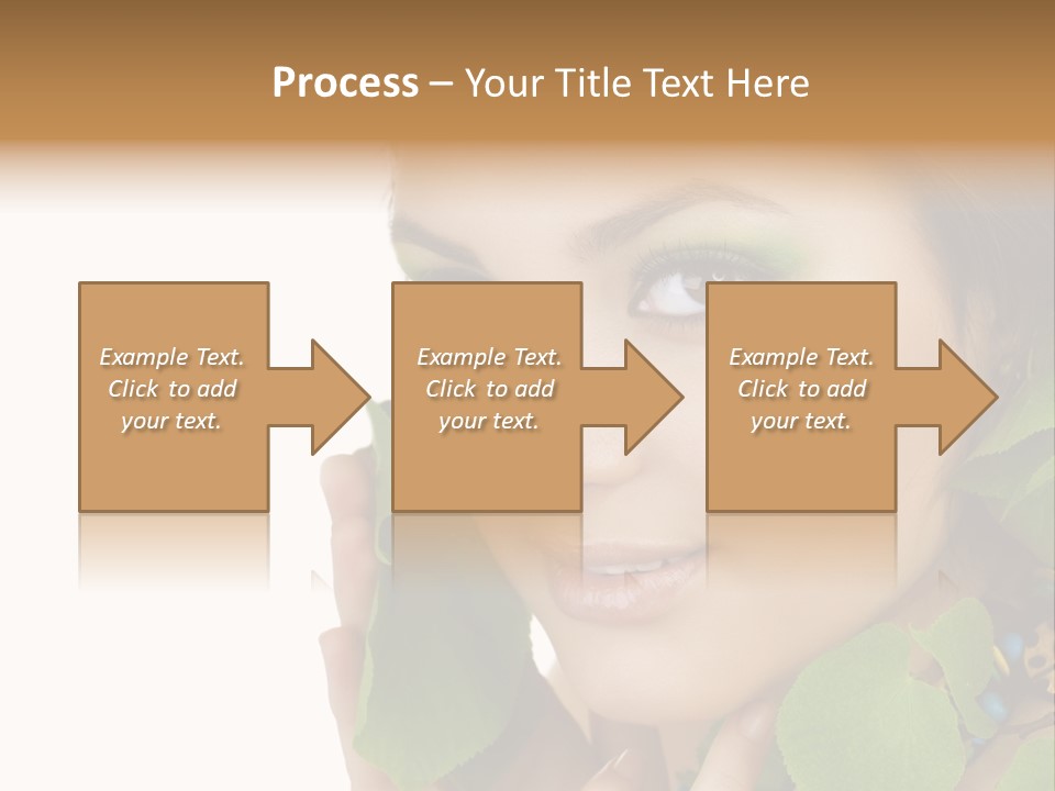 Beauty Leaf Look PowerPoint Template