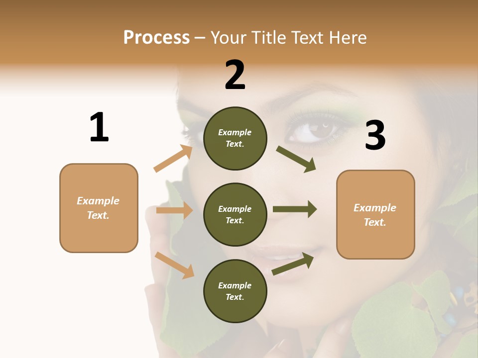 Beauty Leaf Look PowerPoint Template