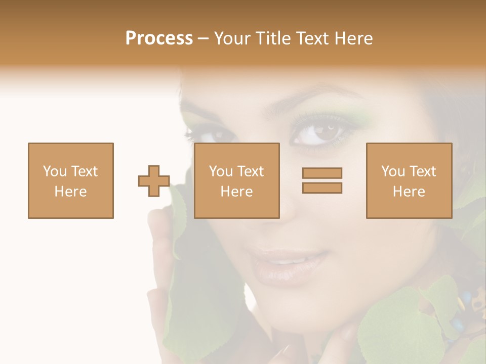 Beauty Leaf Look PowerPoint Template