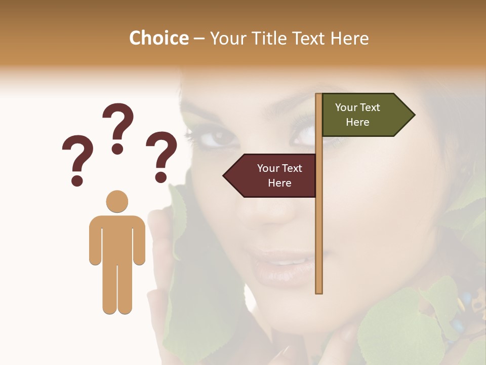 Beauty Leaf Look PowerPoint Template