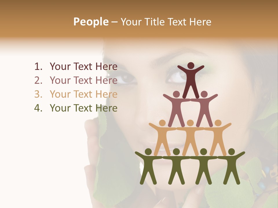 Beauty Leaf Look PowerPoint Template