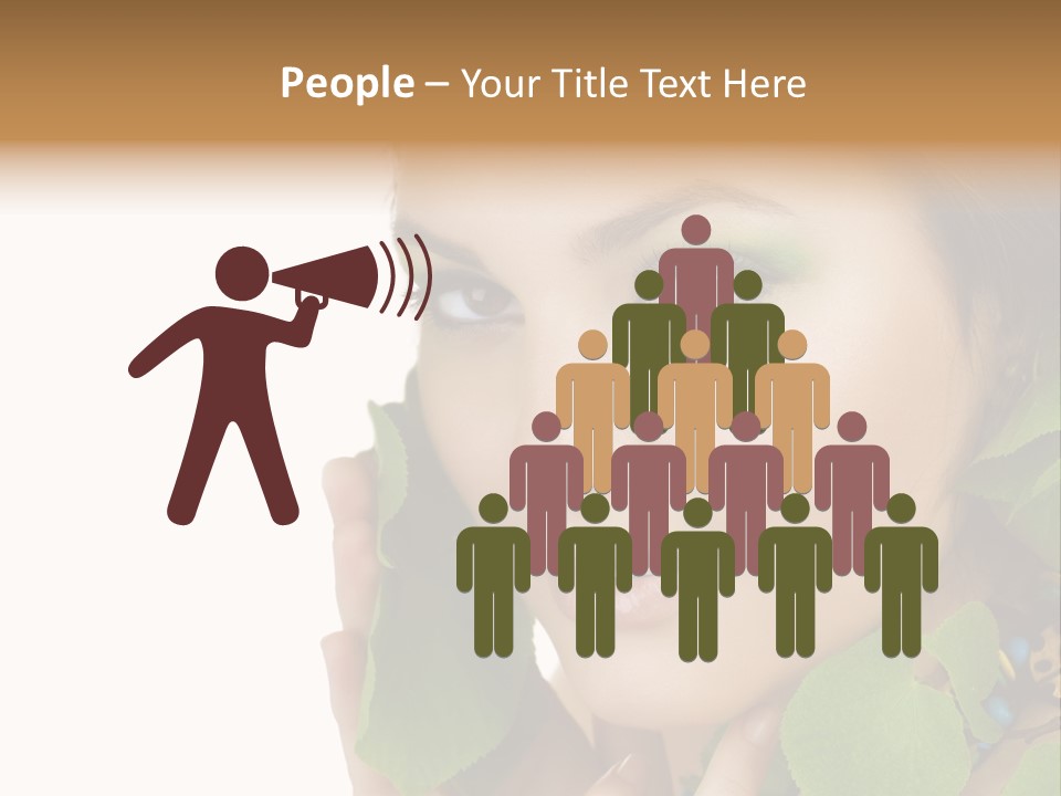 Beauty Leaf Look PowerPoint Template