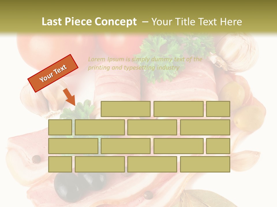 Isolated Roll Fresh PowerPoint Template