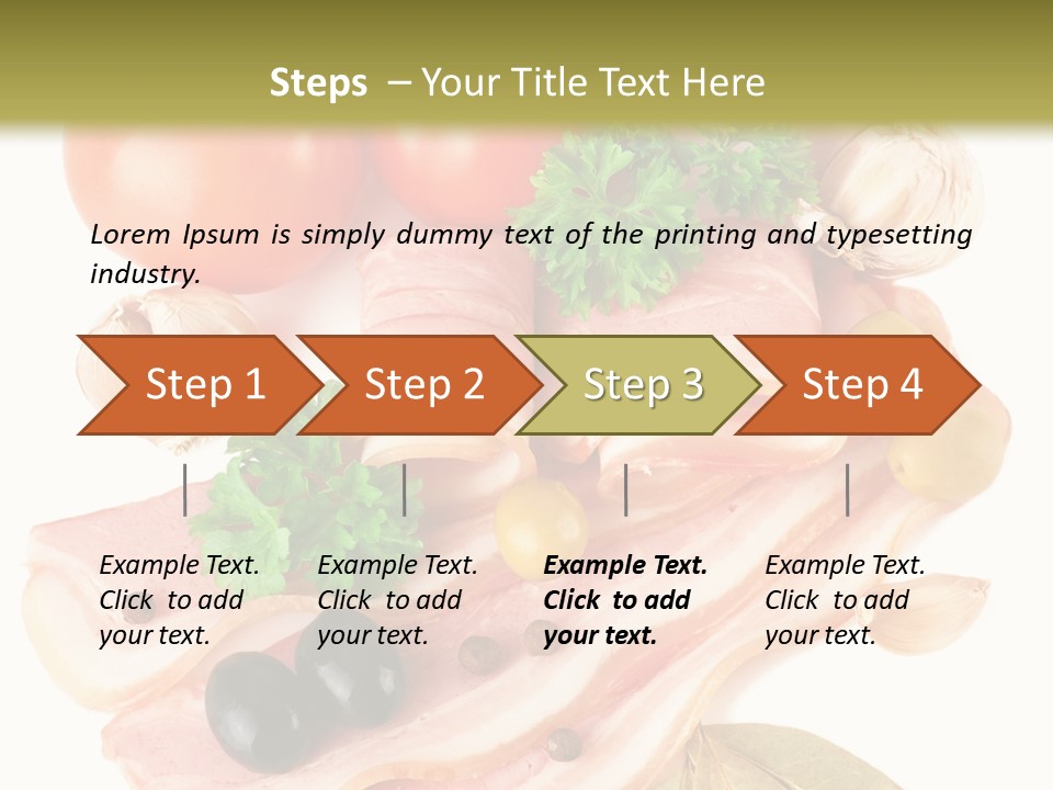 Isolated Roll Fresh PowerPoint Template