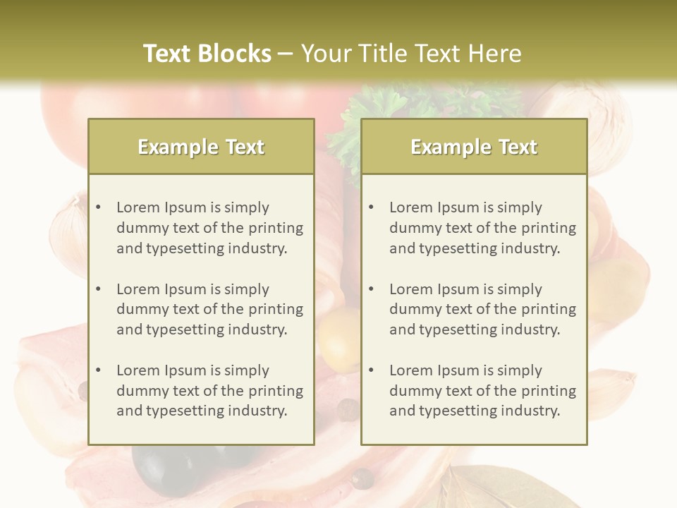 Isolated Roll Fresh PowerPoint Template